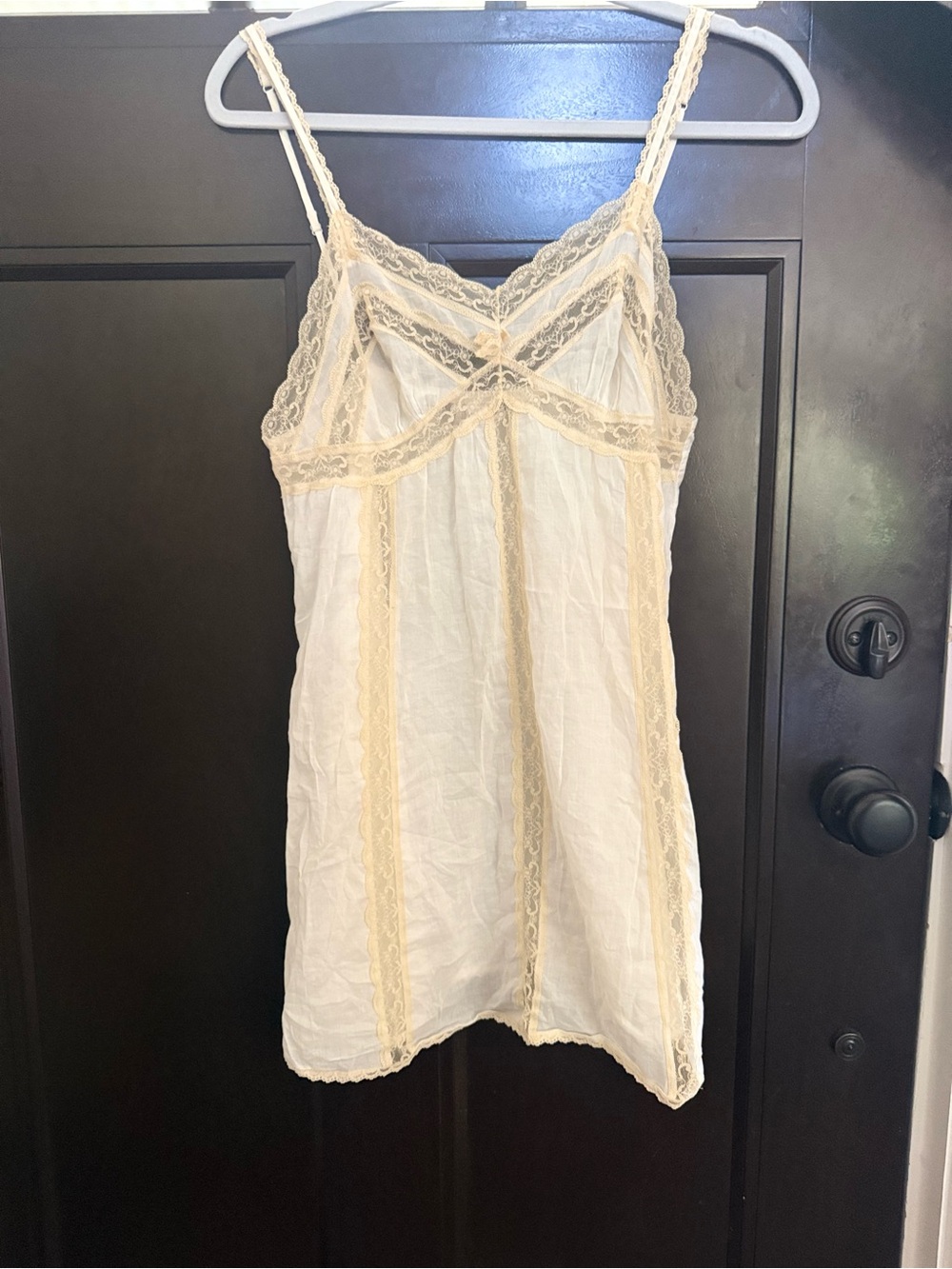 Victoria's Secret Y2K Lace Slip Dress Chemise Fairycore Coquette Size M